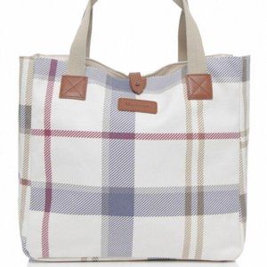 Barbour Summer Dress Tartan Tote Bag, Summer Dress